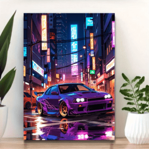 MIDNIGHT STREET RACER PLEXIGLASS POSTER