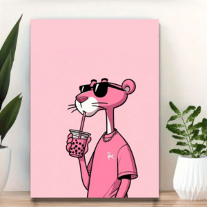 PINK PANTHER PLEXIGLASS POSTER