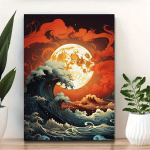 MOONLIT WAVES PLEXIGLASS POSTER